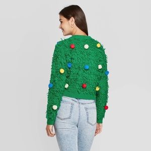 Poms Ugly Christmas Sweater Xl 